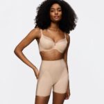 BMU ILLUSION СURVE HW SHORT Бежевый