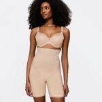 BMU ILLUSION СURVE SUPER HW MID-THIGH Бежевый