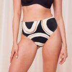 SUMMER ALLURE HIGHWAIST BRIEF Черный-комбинированный