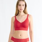 SLOGGI ZERO FEEL BLISS FESTIVE BRALETTE Бордо