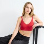 SLOGGI ZERO FEEL BLISS FESTIVE BRALETTE Бордо