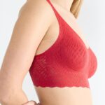 SLOGGI ZERO FEEL BLISS FESTIVE BRALETTE Бордо
