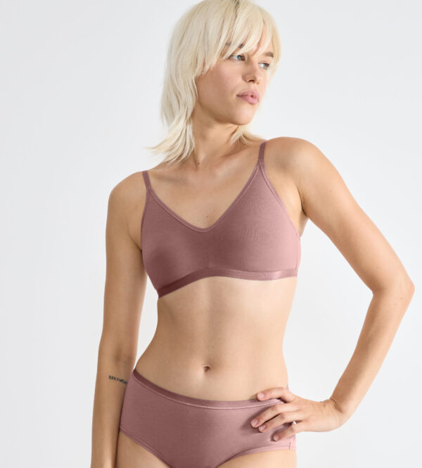 SLOGGI GO DAILY СOTTON SOFT BRA Коричневый
