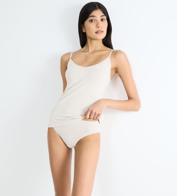 SLOGGI GO DAILY СOTTON SPAGHETTI TOP Белый