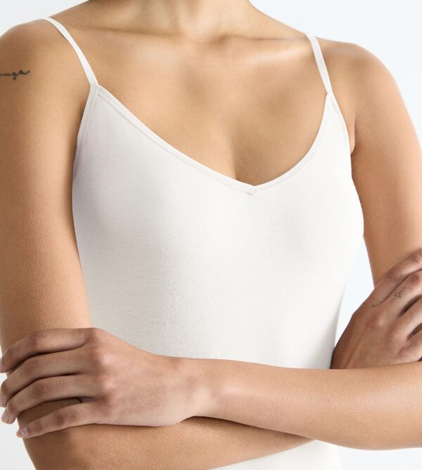 SLOGGI GO DAILY СOTTON SPAGHETTI TOP Белый