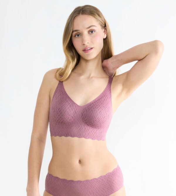 SLOGGI ZERO FEEL BLISS BRALETTE Светло-лиловый