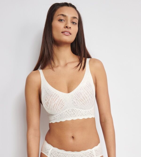 SLOGGI ZERO FEEL BLISS BRALETTE Белый