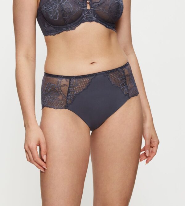 WILD PEONY FLORALE MAXI Серый перламутр