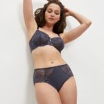 WILD PEONY FLORALE MAXI Серый перламутр