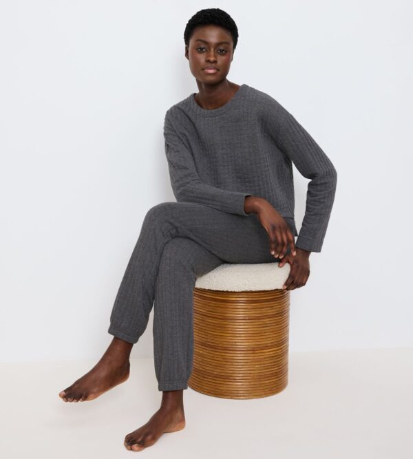 COZY COMFORT TROUSER QUILTED 01 Серый