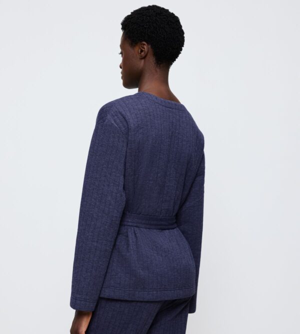 COZY COMFORT ROBE TOP QUILTED Синий