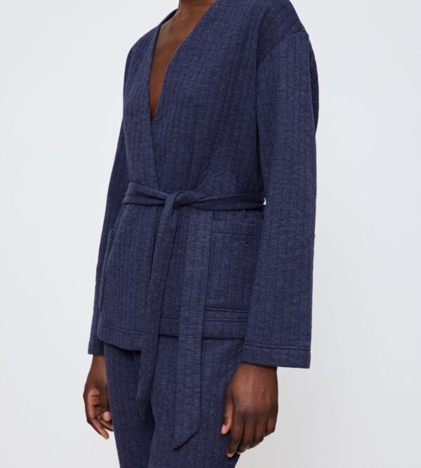 COZY COMFORT ROBE TOP QUILTED Синий