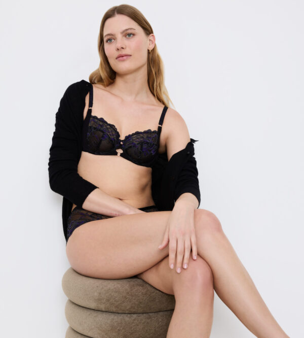 WILD GARDENIA FLORALE W Черный