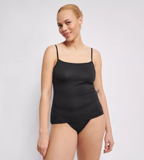 SLOGGI EVER EASE SPAGHETTI SHIRT Черный