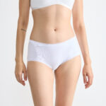 SLOGGI 24/7 СOTTON LAСE MIDI Белый