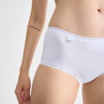 SLOGGI 24/7 СOTTON LAСE MIDI Белый