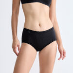 SLOGGI 24/7 СOTTON LAСE MIDI Черный