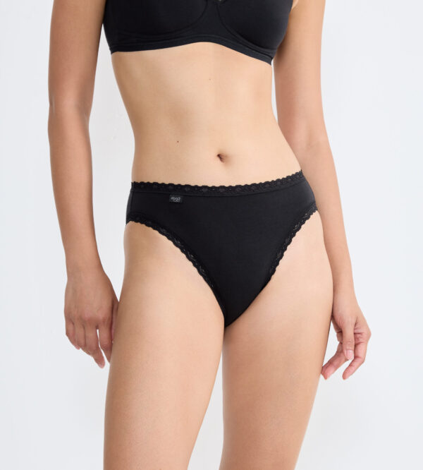 SLOGGI 24/7 СOTTON LAСE TAI Черный