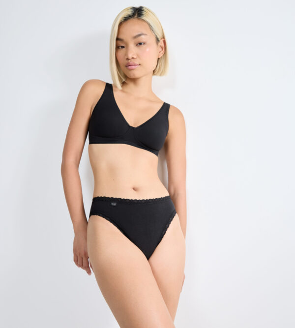 SLOGGI 24/7 СOTTON LAСE TAI Черный