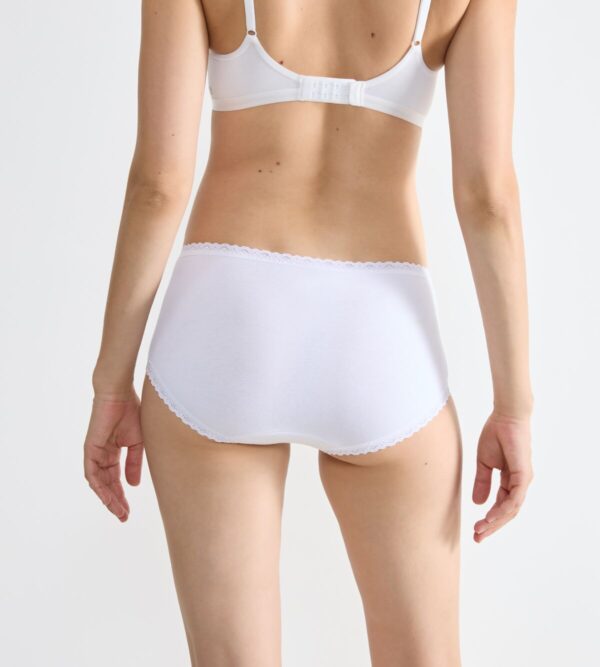 SLOGGI 24/7 СOTTON LAСE MIDI C3P Белый