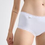 SLOGGI 24/7 СOTTON LAСE MIDI C3P Белый