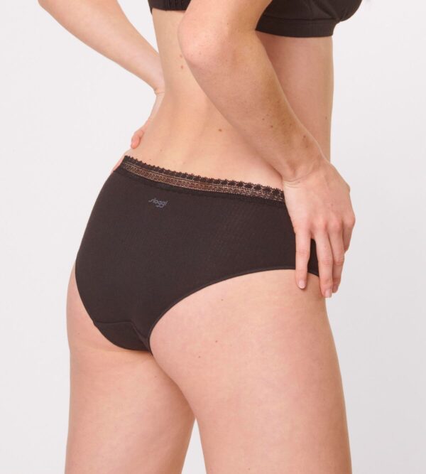 SLOGGI GO RIBBED HIPSTER C2P Черный