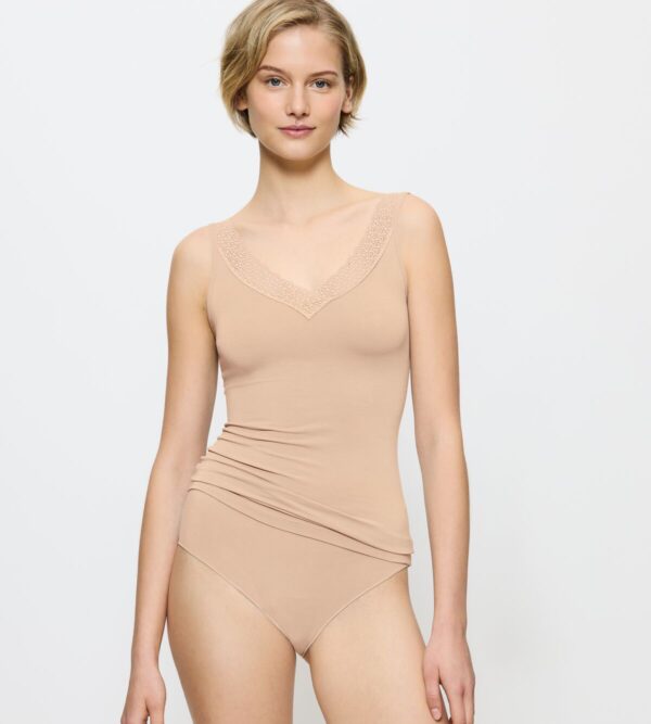 FEEL OF MODAL TANK TOP Бежевый